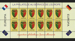 FRAL-12FD : 1969 - Feuillet EUROPA - Expo philatélique FFA / La philatélie sans frontières