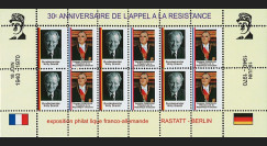 FRAL-13FD : 1970 - Feuillet EUROPA - 30 ans Appel du Gal de Gaulle / Pompidou et Brandt