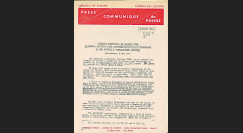 CE26CP : 1974 - Communiqué de presse C. Duke au Conseil - Drapeau de l'Europe lunaire