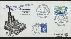 COAF79-11-4 : 1979 - FRANCE Pli Air France - Expo aérophilatélique Concorde