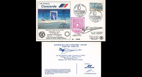 COAF82-3-15 : 1982 - FFC voyagé Vol Concorde Air France Paris CDG 25 ans Traité de Rome