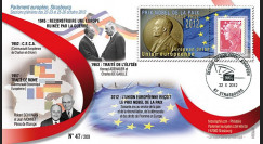 PE624 : 2012 - FDC Parlement européen Prix Nobel de la Paix décerné à l'Union européenne