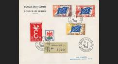 CE10-PJ2-4R : Env. RECO Conseil de l'Europe "Affranchissement provisoire" 22.01.1959