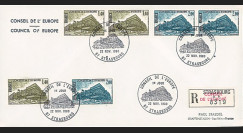 CE31-PJa : Enveloppe RECO 1er Jour timbres de service Conseil de l'Europe 22.11.1980