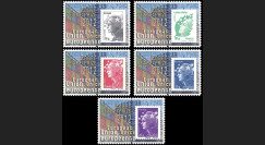 PE626-PT1-5 : 5 porte-timbres Parlement européen