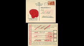 W2-AL0710 : Carte de vote officielle "Référendum du 13.1.1935 sur l’annexion de la Sarre"