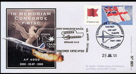 CO-RET V20 type1 : 2005 - 5e anniversaire du Crash du Concorde F.BTSC