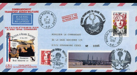 IK20 : 1991 - FFC ARABIE SAOUDITE à bord "TRANSALL C-160 - RETOUR GUERRE DU GOLFE"