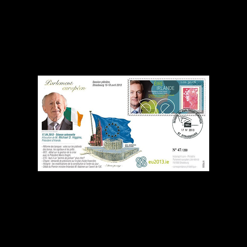 PE636 : 2013 - FDC Parlement européen M. Higgins
