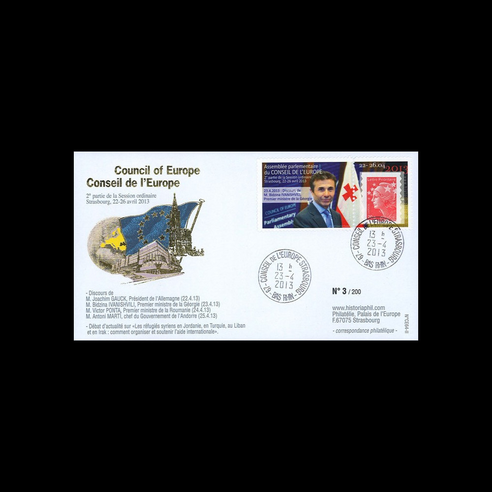 CE64-II-T2 : 04-2013 - FDC Conseil Europe " M. IVANISHVILI
