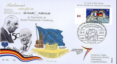 PE638T2 : 2013 - FDC ALLEMAGNE "Expo DE GAULLE & ADENAUER - 50 ans Traité Elysée"