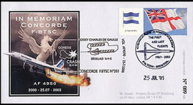 CO-RET V20 type5 : 2005 - 5e anniversaire du Crash du Concorde F.BTSC