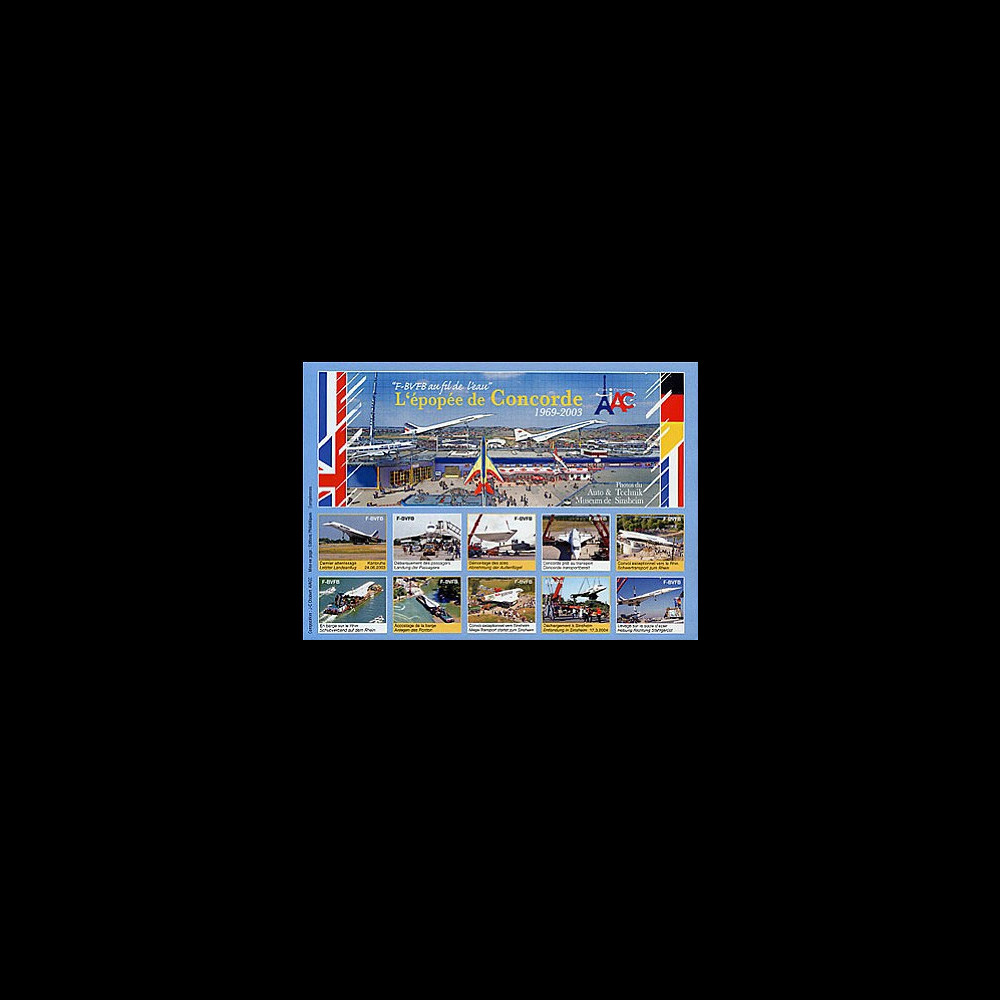 CO-E3ND : 2005 - Feuillet L'épopée de Concorde