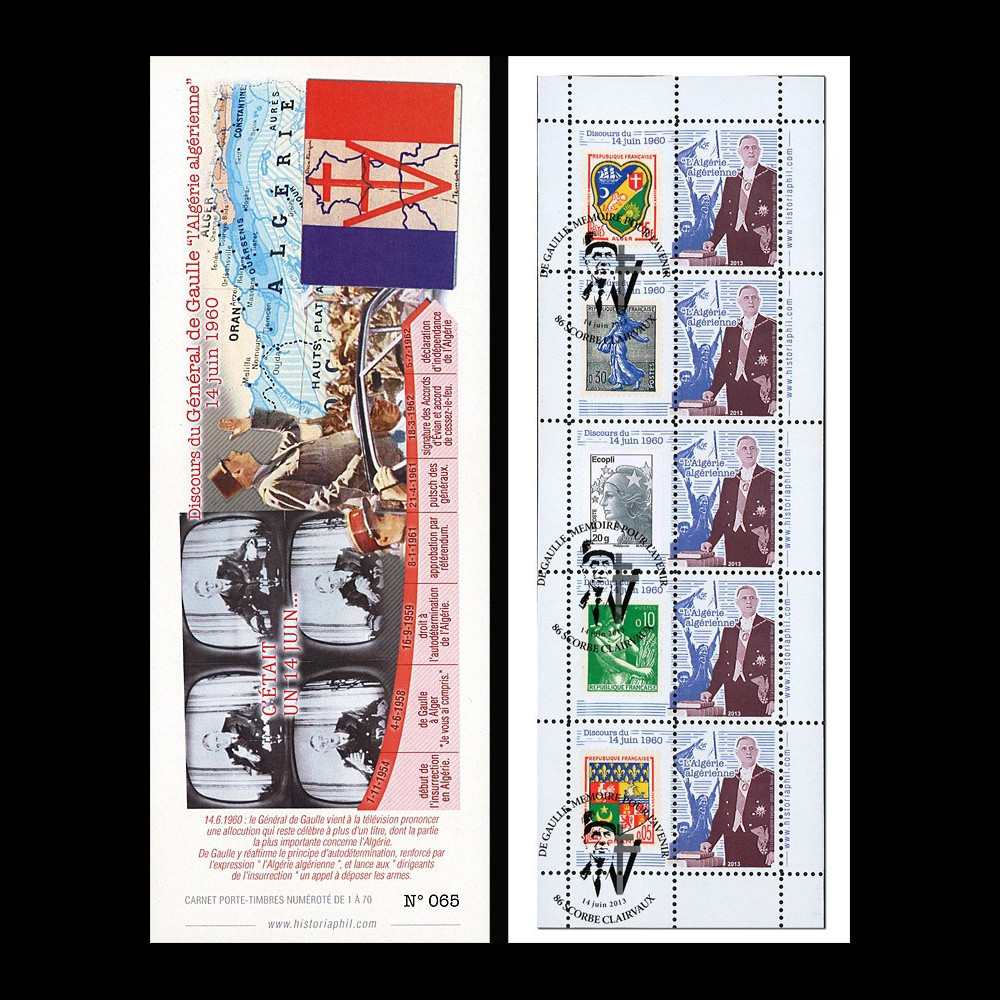 DG13-7T4 : 2013 - Carnet privé "DE GAULLE - 53 ans Discours L'Algérie algérienne" DG13-7T4 : 2013 - Carnet privé "DE GAULLE - 53 ans Discours L'Algérie algérienne"