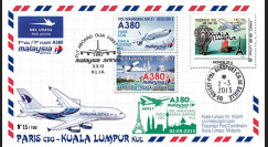 A380-216 : 2013 - FFC A380 Malaysia Airlines - 1er vol Paris CDG / Kuala Lumpur KUL