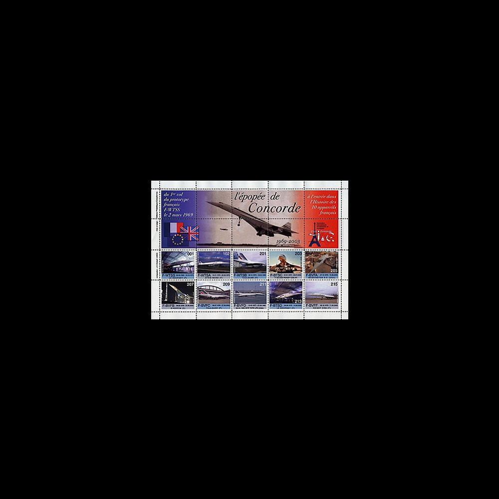 CO-E1 : 2005 - Feuillet L'épopée de Concorde