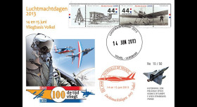 PAF13-8T3 : 2013 - FDC PAYS-BAS "60 ans Patrouille de France / ALPHAJET & MIRAGE 2000"