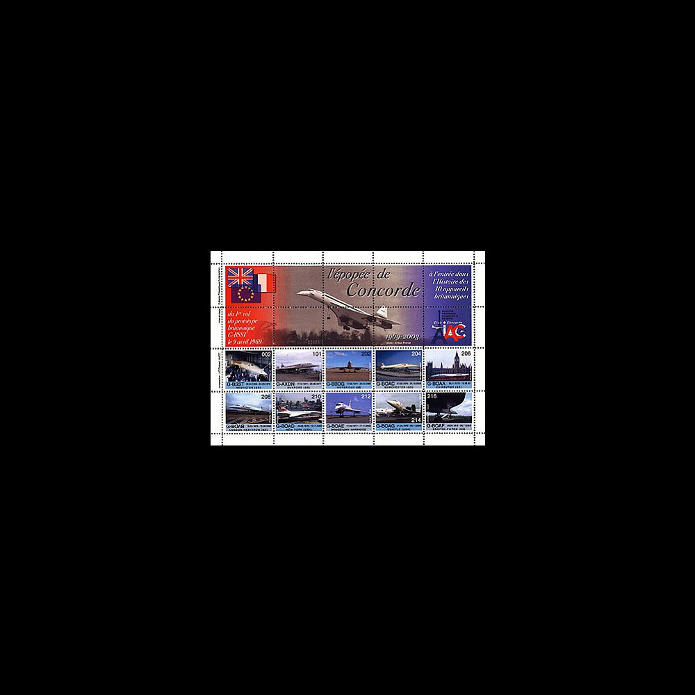 CO-E2 : 2005 - Feuillet L'épopée de Concorde