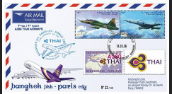 A380-218T1 : 2013 - FFC THAÏLANDE "Airbus A380 Thai Airways - 1er Vol Bangkok-Paris"