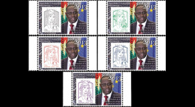 PE651-PT1/5 : 2013 - 5 Marianne sur porte-timbre PE "Macky Sall