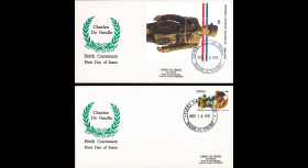 DG91-GRN1/2L : 1991 - 2 FDC Grenadines (St. Vincent) "Centenaire naiss. de Gaulle"