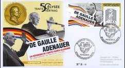 DG13-9T1 : 2013 - FDC "DE GAULLE & ADENAUER