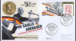 DG13-9T3 : 2013 - FDC "DE GAULLE & ADENAUER