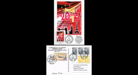CO-RET50 : 2013 - Carte "10 ans dernier vol VIP Concorde AF Paris-New York-Paris"