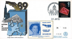 PE185 : 1989 - FDC Parlement européen "Élections Européennes / ELISABETH II