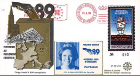 PE191 : 1989 - FDC Parlement européen "Élections Européennes / SM BEATRIX
