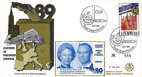 PE182 : 1989 - FDC Parlement européen "Élections Européennes / JEAN