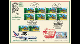 A380-241 : 2013 - Maxi-FFC MEXIQUE "A380 Air France - 1er vol AF651 Cancún-Paris"