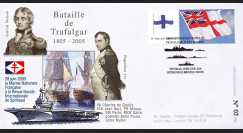 TRA05-1 : 2005 - FDC "200 ans Bataille de Trafalgar" - oblit. Poste aux Armées type1