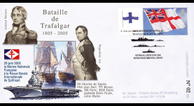 TRA05-1 : 2005 - FDC "200 ans Bataille de Trafalgar" - oblit. Poste aux Armées type1