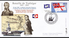 TRA05-4 : 2005 - FDC "200 ans Bataille de Trafalgar" - oblit. Poste aux Armées type4