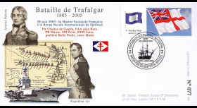 TRA05-4 : 2005 - FDC "200 ans Bataille de Trafalgar" - oblit. Poste aux Armées type4