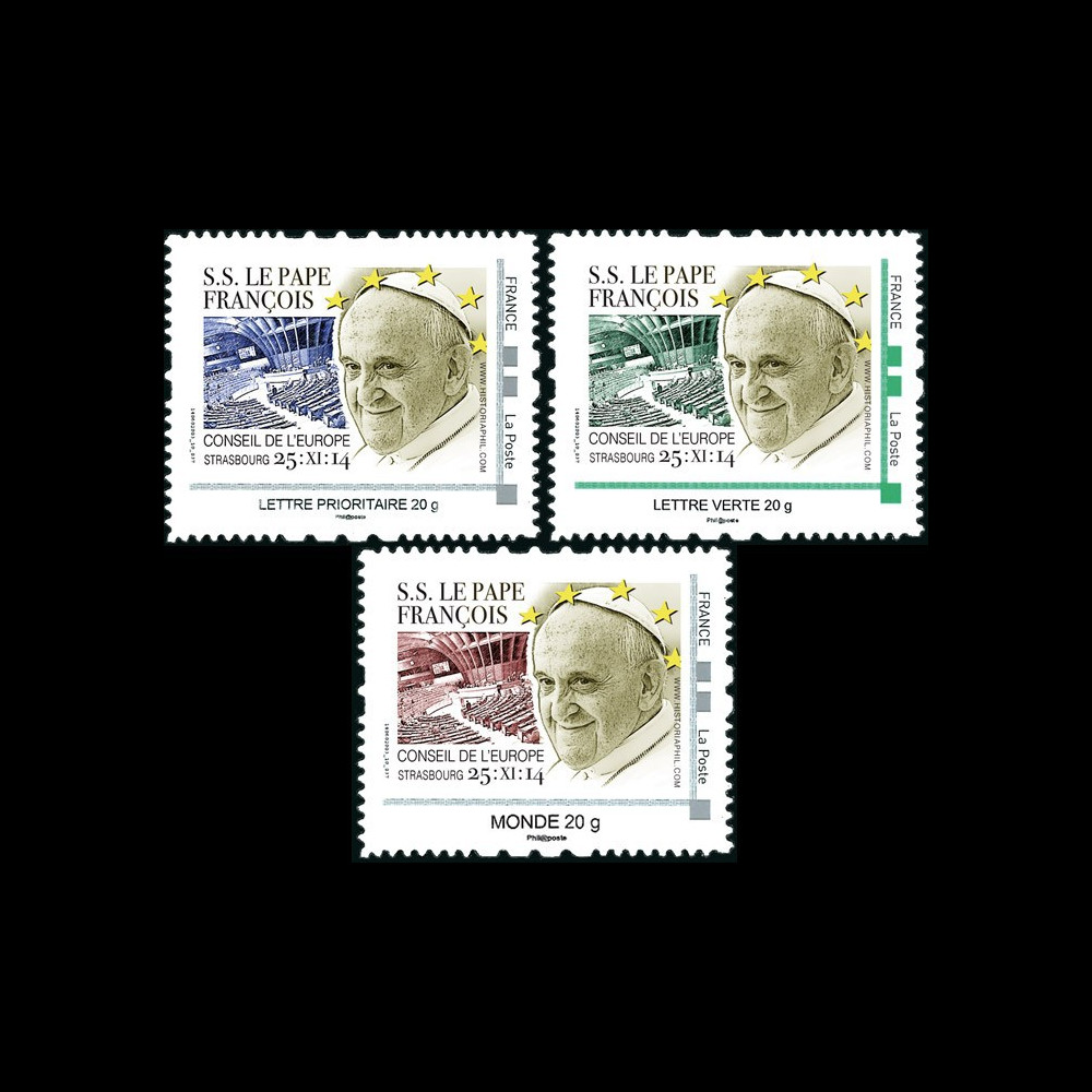 CE65V-1/3N : 25.11.2014 - 3 TPP France "Visite du Pape François au Conseil de l'Europe"