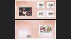CE65V-3C : 25.11.2014 - Carnet Collector "Visite Pape François au Conseil de l'Europe"