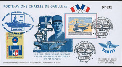 PADG03T5 : 2003 - FDC "1er Jour TP Porte-avions de Gaulle" Papeete