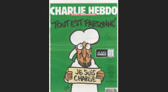 PE670-J : 2015 - CHARLIE HEBDO n°1178 "Hommage au Parlement européen - JE SUIS CHARLIE"