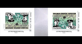 PE675-1VN : 2015 - Série 2 TPP VARIETE "Expo CHURCHILL & DE GAULLE - 70 ans Victoire"