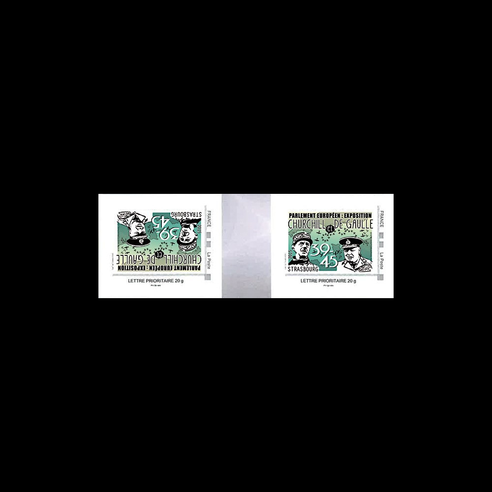 PE675-1VN : 2015 - Série 2 TPP VARIETE "Expo CHURCHILL & DE GAULLE - 70 ans Victoire"