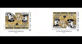 PE675-2VN : 2015 - Série 2 TPP VARIETE "Expo CHURCHILL & DE GAULLE - 70 ans Victoire"