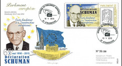 PE680 : 9-5-2015 - FDC Parlement européen "65e anniversaire de la Déclaration Schuman"