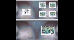 PE675-1C : 2015 - Carnet Collector 4 TPP VERT "Expo CHURCHILL & DE GAULLE - 70 ans Victoire"