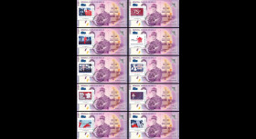 DG15-10B-COL : 2015 - Collection 10 billets souvenir "75 ans Appel du 18 juin - de Gaulle"