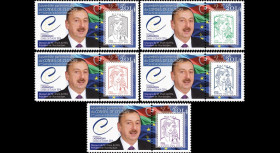 CE65-IIIPT1/5 : 2014 - Série 5 Marianne "Conseil de l'Europe - M. ALIYEV