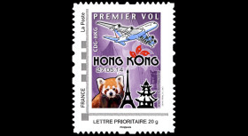 A380-263N : 2014 - 1 TPP VIOLET "Airbus A380 Air France - 1er Vol Paris-Hong Kong"