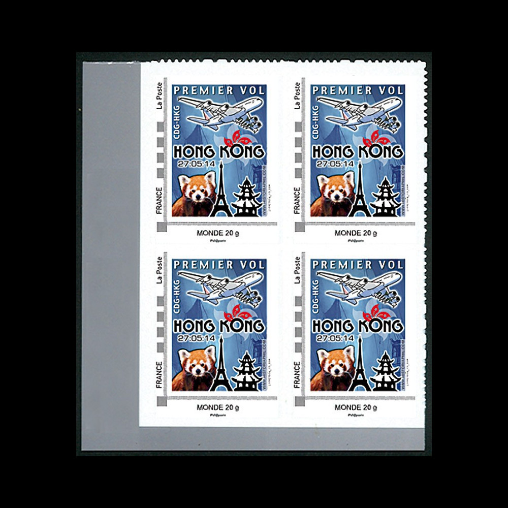 A380-264B4 : 2014 - Bloc 4 TPP BLEU "A380 Air France - 1er Vol Paris-Hong Kong"