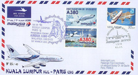 A380-214T1 : 2013 - FFC MALAISIE "A380 Malaysia Airlines 1er Vol Kuala Lumpur-Paris"